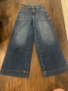 AE Siper High Rise Ultra Wide Leg Jeans